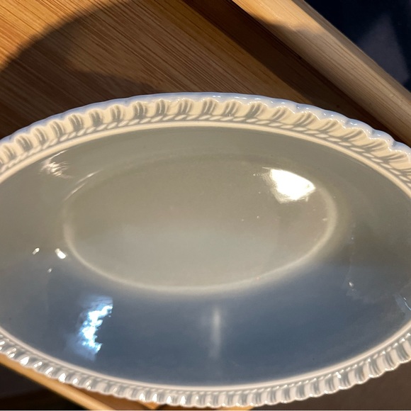 Vintage HarkerWare Pottery Serving Platter bowl, oval - Picture 6 of 7